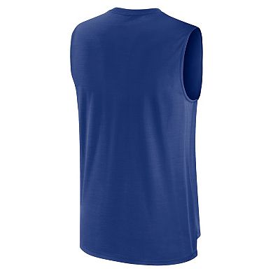 Men's Nike Royal Chicago Cubs Exceed Performance Tank Top