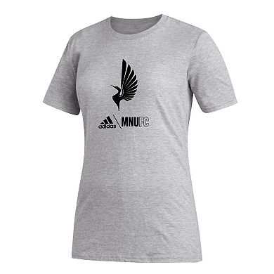 Women's adidas Heather Gray Minnesota United FC AEROREADY Club Icon T-Shirt
