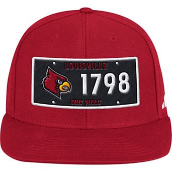 Men's adidas Red Louisville Cardinals Established Snapback Hat