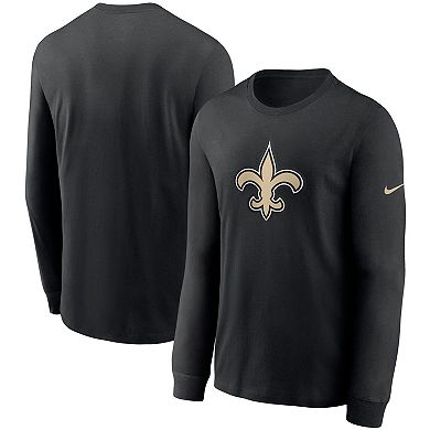 Men's Nike Black New Orleans Saints Primary Logo Long Sleeve T-Shirt