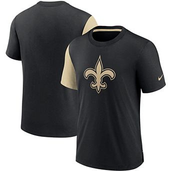 Men's Nike Black/Gold New Orleans Saints Pop Performance T-Shirt