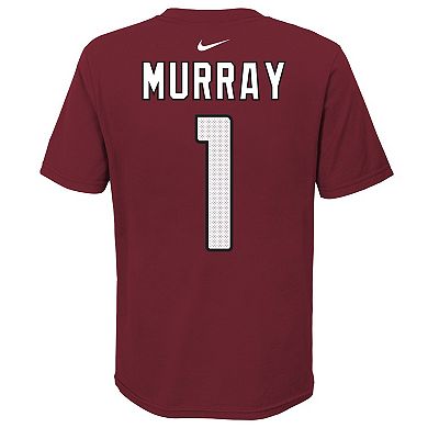 Youth Nike Cardinal Arizona Cardinals Logo Kyler Murray Player Name & Number T-Shirt