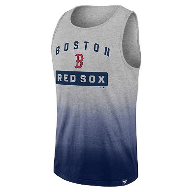 Men's Fanatics Branded Gray/Navy Boston Red Sox Our Year Tank Top
