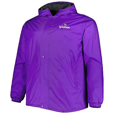 Men's Dunbrooke Purple Minnesota Vikings Big & Tall Legacy Stadium Full-Zip Jacket