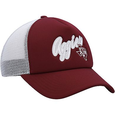 Men's adidas Maroon Texas A&M Aggies Script Trucker Snapback Hat