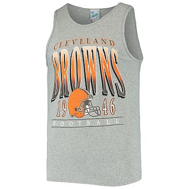 Men's '47 Heathered Gray Cleveland Browns Home Opener Vintage Tank Top