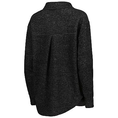 Women's Gameday Couture Black Kentucky Wildcats Switch It Up Tri-Blend Button-Up Shacket