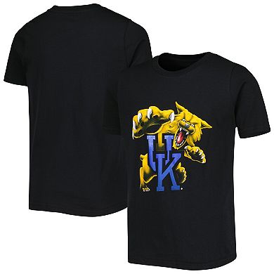 Youth Black Kentucky Wildcats Midnight Mascot T-Shirt