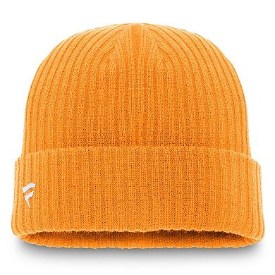 Men's Fanatics Gold Nashville Predators Core Primary Logo Cuffed Knit Hat