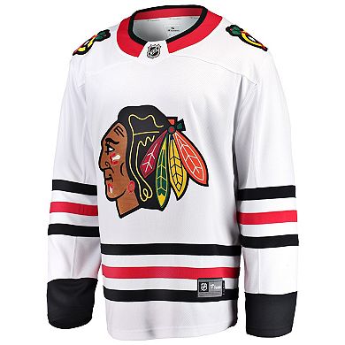 Men's Fanatics Branded White Chicago Blackhawks Breakaway Away Jersey