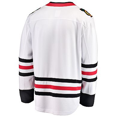 Men's Fanatics Branded White Chicago Blackhawks Breakaway Away Jersey