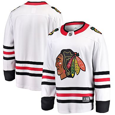 Men's Fanatics Branded White Chicago Blackhawks Breakaway Away Jersey