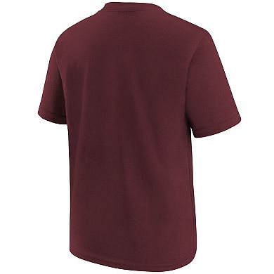 Youth Nike Burgundy Washington Commanders Team Logo T-Shirt