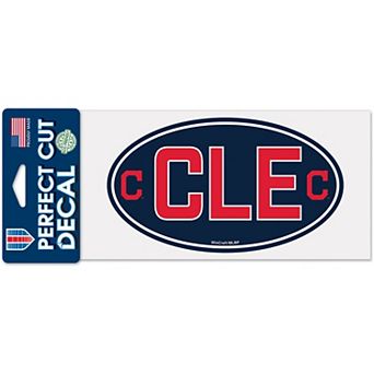WinCraft Cleveland Indians 4" x 8" Perfect Cut Decal