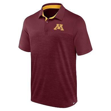 Men's Fanatics Branded Heather Maroon Minnesota Golden Gophers Classic Homefield Polo