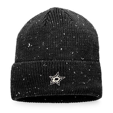 Men's Fanatics Branded Black Dallas Stars Authentic Pro Rink Pinnacle Cuffed Knit Hat
