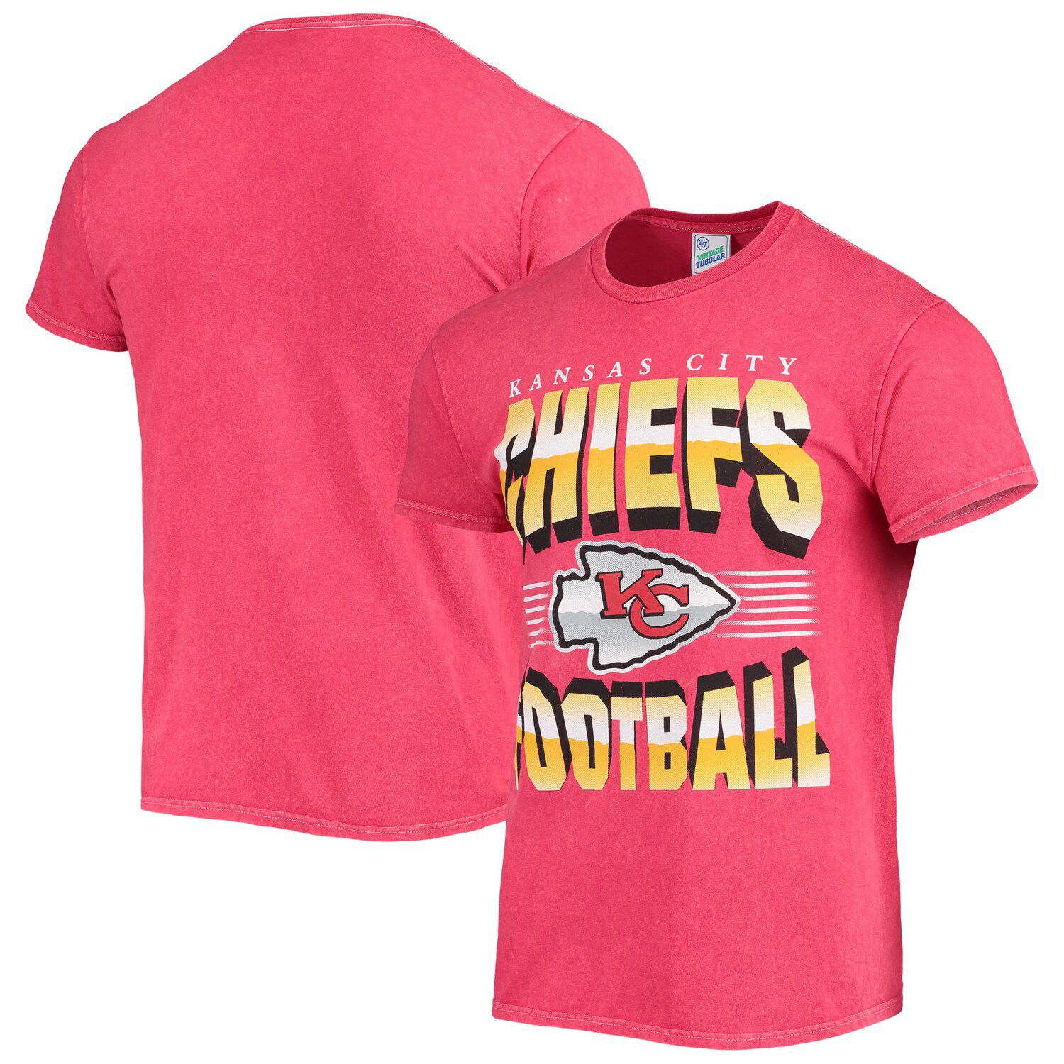 Women's '47 Red Kansas City Chiefs Team Regional Ultra Rival V-Neck T-Shirt Size: Small