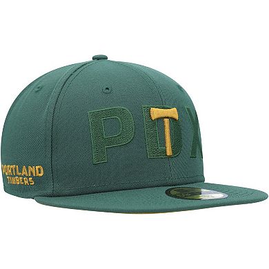 Men's New Era Green Portland Timbers Kick Off 59FIFTY Fitted Hat