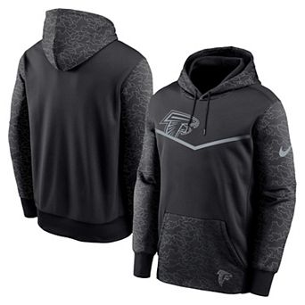Men's Nike Black Atlanta Falcons RFLCTV Chevron Pullover Hoodie