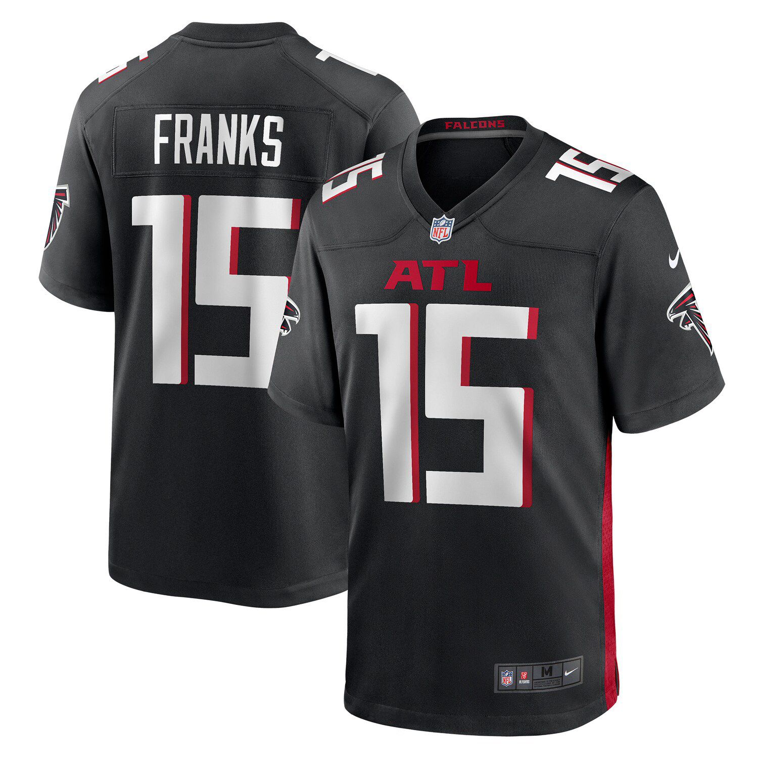 : Youth Kyle Pitts Black Atlanta Falcons Replica Player