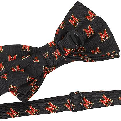 Men's Black Maryland Terrapins Repeat Bow Tie