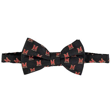 Men's Black Maryland Terrapins Repeat Bow Tie