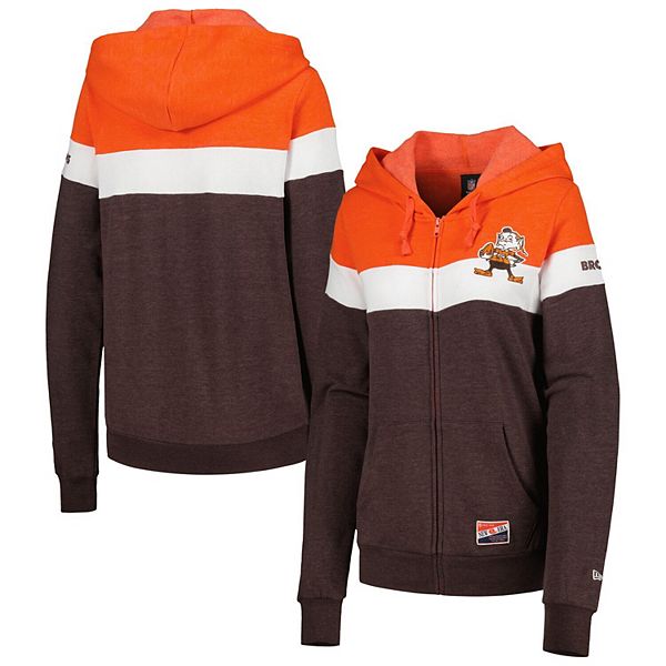 New Era Browns Throwback Pullover Hoodie