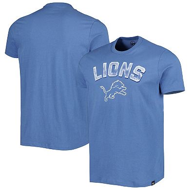 Men's '47 Blue Detroit Lions All Arch Franklin T-Shirt