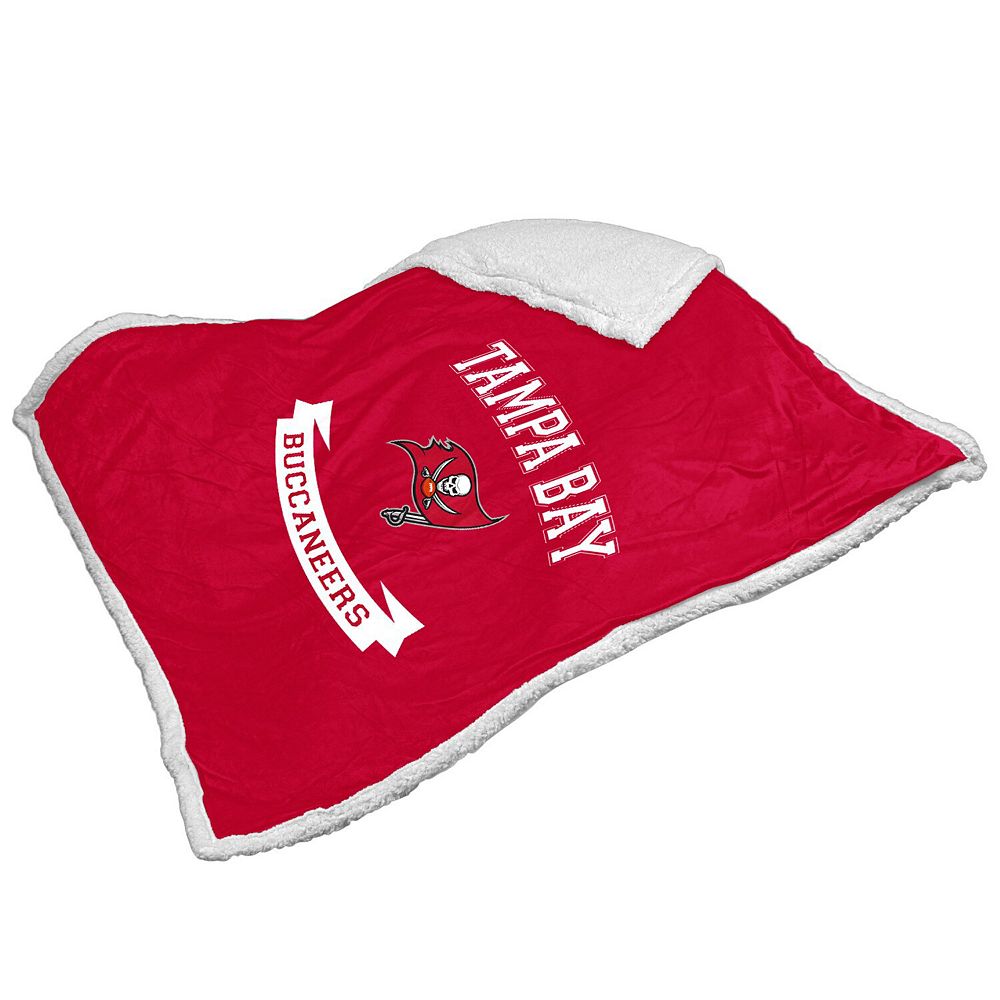 Tampa Bay Buccaneers NFL Team Sherpa Plaid Throw 50x60 main image 0