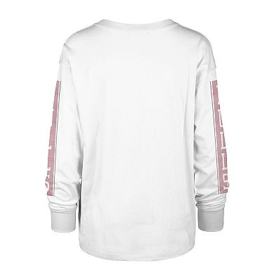 Women's '47 White Chicago Bulls City Edition SOA Long Sleeve T-Shirt