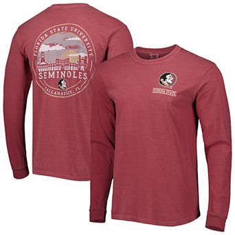 Men's Garnet Florida State Seminoles Circle Campus Scene Long Sleeve T-Shirt