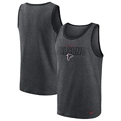 Women's Nike Black/Heathered Charcoal Atlanta Falcons Logo Stack