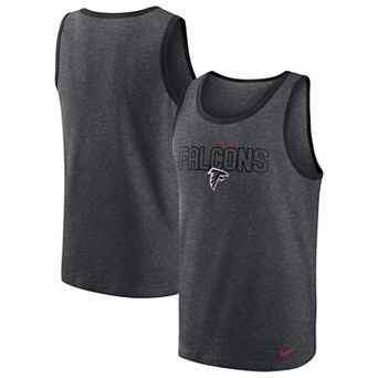 Men's Nike Heathered Charcoal Atlanta Falcons Tri-Blend Tank Top