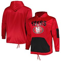 San Francisco 49ers Fanatics Branded Big & Tall Full-Zip Hoodie - Scarlet