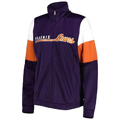 Women's G-III 4Her by Carl Banks Purple Phoenix Suns Change Up Full-Zip Track Jacket