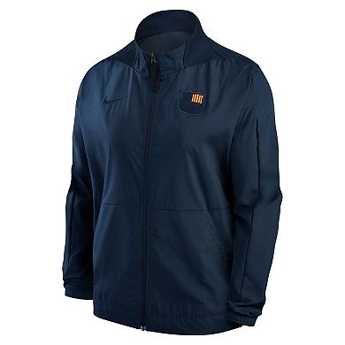 Women's Nike Blue Barcelona Team Anthem Raglan Performance Full-Zip Jacket