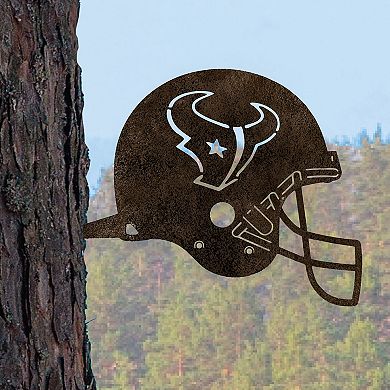 Houston Texans Metal Garden Art Helmet Spike
