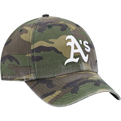 Men's '47 Camo Oakland Athletics Team Clean Up Adjustable Hat