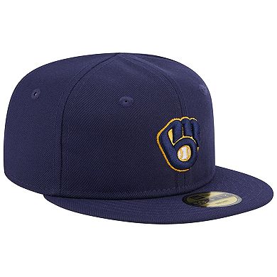 Infant New Era Navy Milwaukee Brewers My First 59FIFTY Fitted Hat