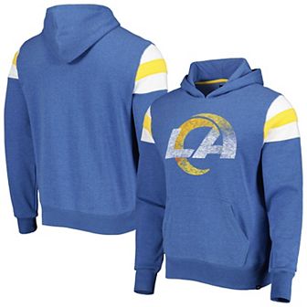 Men's '47 Royal Los Angeles Rams Premier Nico Pullover Hoodie