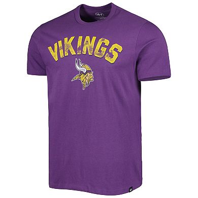 Men's '47 Purple Minnesota Vikings All Arch Franklin T-Shirt