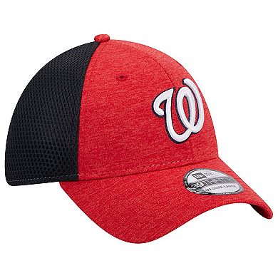 Men's New Era Red Washington Nationals Shadow Neo 39THIRTY Flex Hat