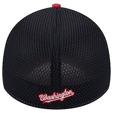 Men's New Era Red Washington Nationals Shadow Neo 39THIRTY Flex Hat