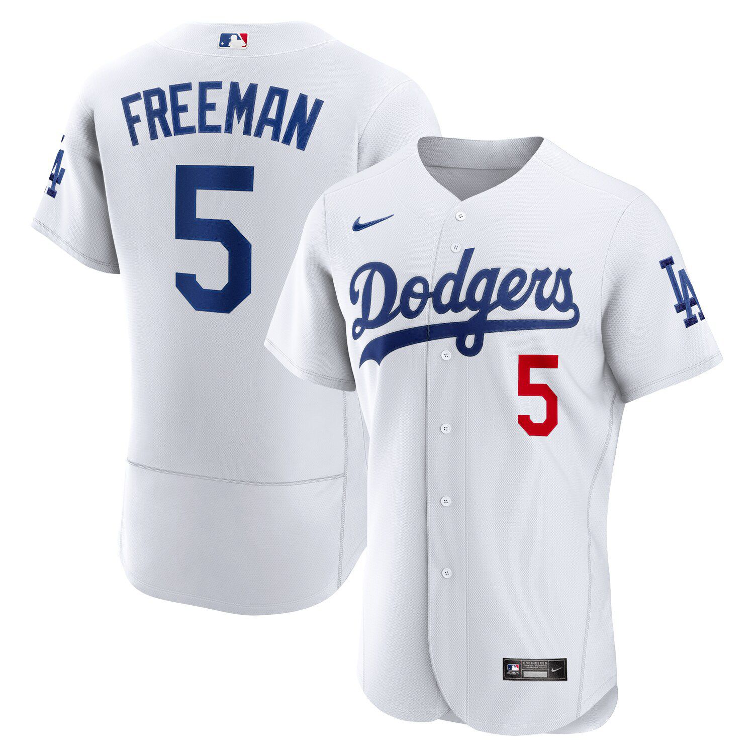 Men's Nike Freddie Freeman Royal Los Angeles Dodgers Bobblehead T-Shirt