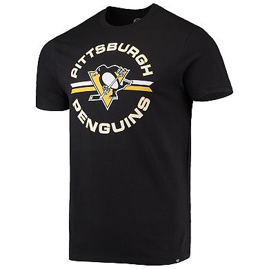 Men's '47 Black Pittsburgh Penguins Assist Super Rival T-Shirt