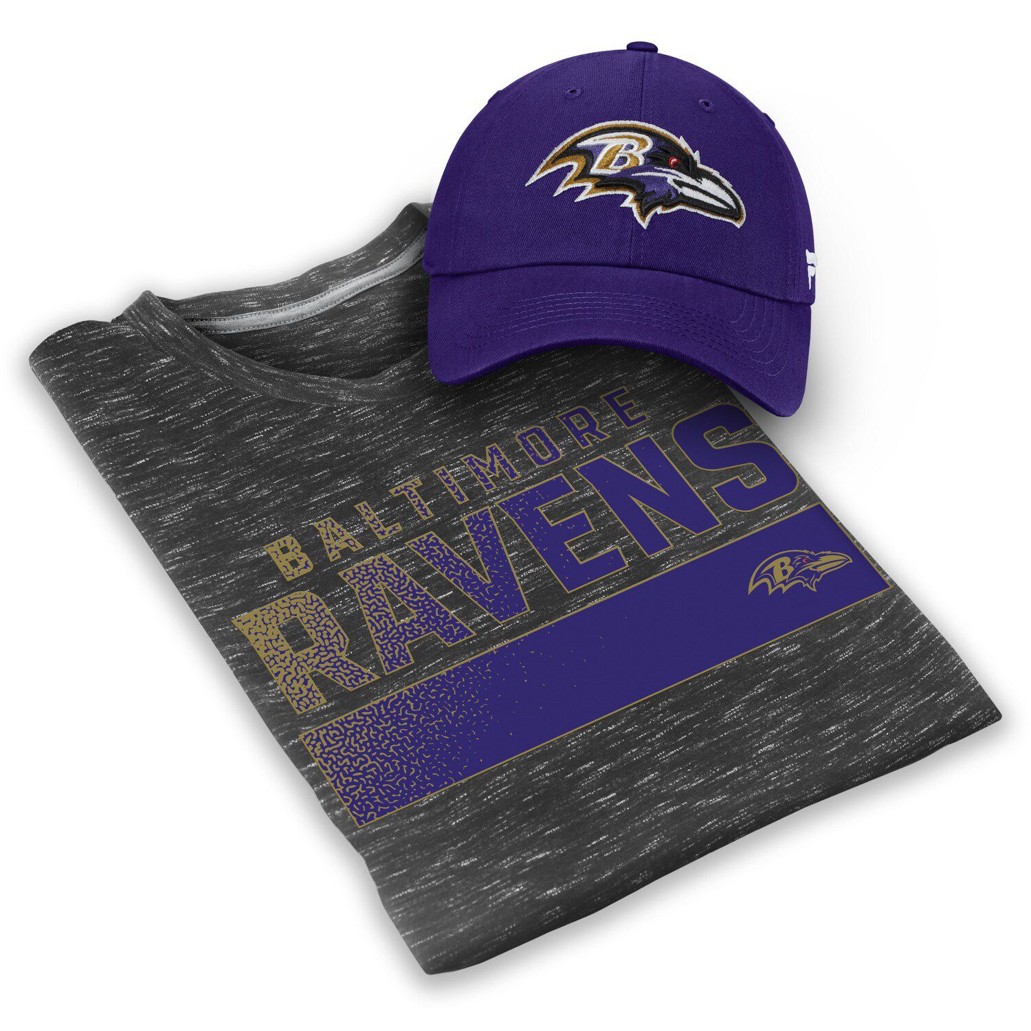 Men's New Era Purple Baltimore Ravens Omaha 59FIFTY Fitted Hat