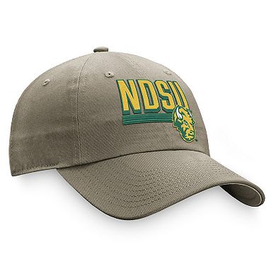 Men's Top of the World Khaki NDSU Bison Slice Adjustable Hat