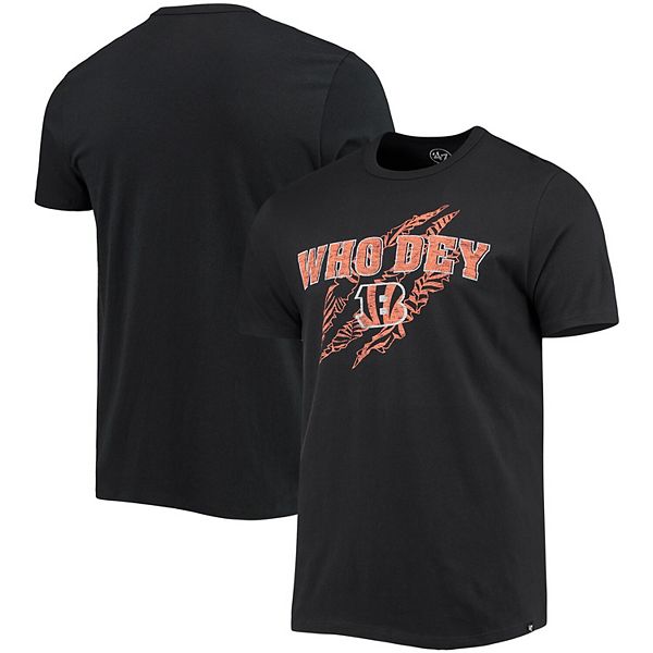 : '47 Men's Black Cincinnati Bengals Franklin T-Shirt : Sports &  Outdoors