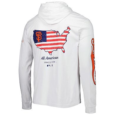 Men's johnnie-O White San Francisco Giants Edison Hoodie T-Shirt