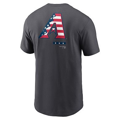 Men's Nike Anthracite Arizona Diamondbacks Americana T-Shirt